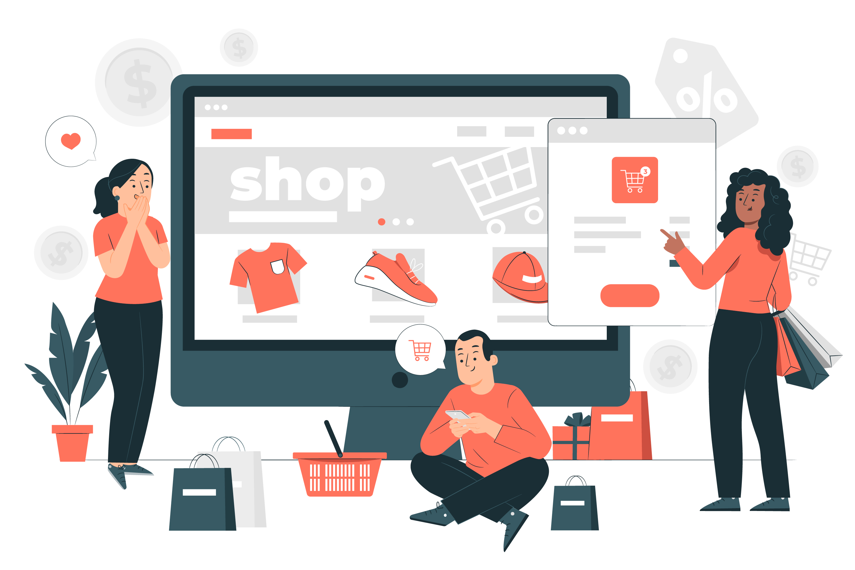 service site e-commerce